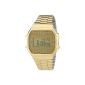 Casio - Vintage - A168WG-9BWEF - Men's Watch - Quartz Digital - Stainless Steel Bracelet Gold (Watch)
