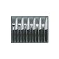 5.1233.12 Victorinox Steak Knives Set of 6 + 6 Forks Handle Black Steel 18/10 (Sport)