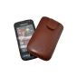 Original Favory Case Bag for / Samsung GT S5230 Star / S-5230 / Leather Case Mobile Phone Case Leather Case Protective Case Cover * Specially - flap with Rueckzugfunktion * In Black (Electronics)