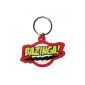 Big Bang Theory - Bazinga - Rubber keychain - Size 5 cm