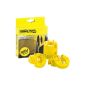 Yellow Bump Stick 13mm Set of 8 universally With 6- fold positioning Suspension limiter