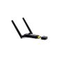 CSL 300Mbit Wireless USB Adapter with 2 high performance antennas (dual band) | gold plated contacts | MiMo technology | Frequency 2.4GHz / 5GHz | broad reach | swivel and adjustable angle (0 °, 45 °, 90 °) | WPS | for Windows, MacOS, Linux | PC / MAC / Raspberry Pi (Electronics)