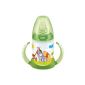 NUK First Choice drinking learning bottle Disney Winnie PP 150ml, with soft spout made of silicone from 6 months, spill-proof, BPA free (baby products)