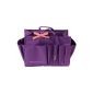 From Organizer Handbag - Purple - Size XL: Long 26 Cm X 19 Cm High Prof X 12 Cm (Shoes)