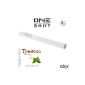 Disposable Electronic Cigarette ONE SHOT taste Tabac Blond Mint - no nicotine (Health and Beauty)