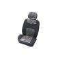 Carpoint 0310406 ​​Cover seats before game 4 Rooms 'Classic' Black / Grey (Automotive)