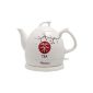 Bestron DTP800A Teapot Electric / Cordless Kettle 0.8 L 1785 W Ceramic Glazed Hidden Resistance (Kitchen)