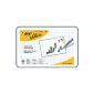 BIC Velleda dry wipe-clean whiteboard (double-sided, 60 x 90 cm) (Office supplies & stationery)