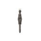 Fossil bracelet - leather flat washer replacement strap for Fossil watches etc. - 18 mm - Colour: Grey - S181043 (clock)