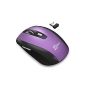JETech® M0771 Wireless Mouse 2.4Ghz Wireless Receiver USB Optical Wireless Mouse DPI Adjustable 3 levels (Purple) (Wireless Phone Accessory)