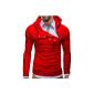 MT Styles hoodie High collar pullover hoodie S-135 (Textiles)