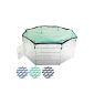 8-piece Freilaufgehege for small animals incl. Protective net and door puppies grid Ø 145 cm (choice of colors) (Misc.)