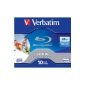Verbatim 43736 BD-R DL blanks (6x speed, 50GB, 10-piece quantities) (Accessories)
