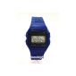 Watch Watch Color Child / Children - dial 3.3 cm - available in 10 colors - Digital Watch - Plastic strap - AccessoriesBySej gift pouch offered - AccessoriesBySejTM - dark blue (Watch)