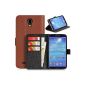 Donzo Wallet Structure Plus Case for Samsung Galaxy Mega 6.3 GT-I9200 / GT-I9205 with credit card slots and stand function brown (Accessories)