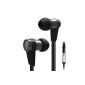 deleyCON SOUND TERS S6-M - Headset Earphones - In-ear design headset with microphone and control function for phone / listening to music - Black (Personal Computers)