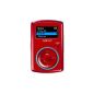Sandisk Sansa Clip MP3 Player 2GB with integrated FM tuner red (Electronics)