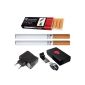 Riccardo e-cigarette R102 - XXL Set incl.10 Liquid depots Tobacco - inclusive Box 