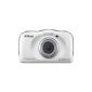 Nikon Coolpix S33 Digital Camera (13.2 megapixels, 3x opt. Zoom, 6.9 cm (2.7 inch) LCD display, USB 2.0, image stabilized) White (Electronics)