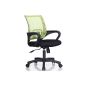 SUPER OFFERS! ☆ 360 ° rotatable office chair with net cover executive chair swivel chair desk chair many color and style NEW ☆ (A, green)
