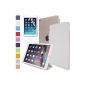 Smart Polyurethane Protective Case with Shell combination Accessory for iPad (iPad Air 2 (6th), WHITE) (Personal Computers)