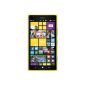 Nokia Lumia 1520 smartphone (15.2 cm (6.0 inches) IPS LCD FULL HD, 20 megapixel camera, 2.2 GHz quad-core processor, Windows Phone 8) yellow (Electronics)