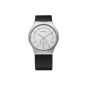 Bering Time Men's Watch XL Radio Controlled Analog Quartz Leather 51940-470 (clock)