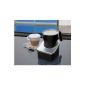 Electric milk frother, integrated heating function, 400 ml of milk foam for cappuccino, latte macchiato and other milk-based drinks