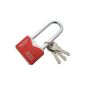 Am-Tech Quality outdoor Padlock ultra resistant chrome iron rhombic Construction Corps 40 mm - long Anse (Tools & Accessories)