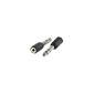 Adapter with 6.35mm stereo jack plug male AND female Jack 3,5mm stereo plug (Electronics)