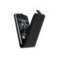 Mocca Design ER4S01 Flap Leather Case for iPhone 4 / 4S Black (Accessory)