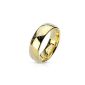 Coolbodyart Unisex stainless steel ring engraved gold plated 