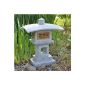 Japanese Stone Lantern Kanjuji stone granite lantern lamp (garden products)