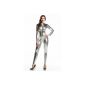 Ninimour Sexy Metallic Wetlook Catsuit Overall Jumpsuit Body Night clothes costume (Textiles)