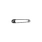 RAYHER - 2116701 - safety pins, 19 mm, 0.65 mm diameter, box 50g - 258 pieces, black (household goods)