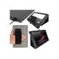 igadgitz Premium Black Folio PU Leather Case Cover Case Cover for Sony Xperia Z 10.1 