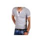 MT Styles 2in1 T-Shirt Deep V-Neck BS-501 (Textiles)