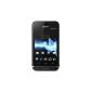 Sony Xperia Tipo Smartphone Google Android 4.0 (ICS) aGPS / GSM GPRS / EDGE wireless internal memory 2.9 GB Black (Electronics)