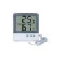 Smarstar LCD Digital Temperature Humidity Meter Thermometer Hygrometer with probe 1.5m Wire Indoor Outdoor (Kitchen)