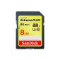 SanDisk Extreme SDHC Plus 8GB Class 10 Memory Card (UHS-I, 80MB / Sec) (Personal Computers)