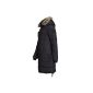 Eight2Nine ladies down winter coat, black (Textiles)