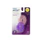 Philips AVENT 2 Pack Soothie Pacifier, Pink / Purple, 0-3 Months (Baby Care)