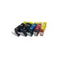 5 cartridges for Canon, compatible with PGI-525BK / CLI-526C / CLI 526M / CLI 526Y and 526BK CLI without chip (Office supplies & stationery)