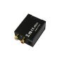 MOGOI (TM) The Digital Coaxial Cable Fiber Converter with Analog Audio RCA adapter (black, European plug) With MOGOI accessories (Electronics)