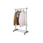 Coat rack clothes rack casters height adjustable