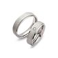 Unique Wedding Rings Wedding Rings Engagement rings steel engraving R9106s (jewelry)
