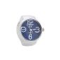 fitTek® Watch Ring Ring Quartz Movement Round Blue Dial Alloy Jewellery (Watch)