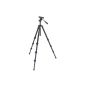 Hahnel Triad 60 Lite Tripod incl. 3-way fluid head, 2 spirit levels, 4x and extract bag (accessory)