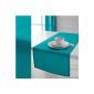 Table runner - 50x150 cm - 100% Cotton - Turquoise (available in 12 different colors) (Kitchen)