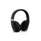Mpow® Muzekabellos wireless Bluetooth 4.0 Over Ear Headphones Headset with active noise reduction cancellation, erbautet in Mic Speakerphone, 3.5mm audio input for iPhone 6 6 PLUS 5 5C 5S 4S iPad built LG G2, Samsung Galaxy S3 S4 S5 grade 3 and multiple devices (electronics)